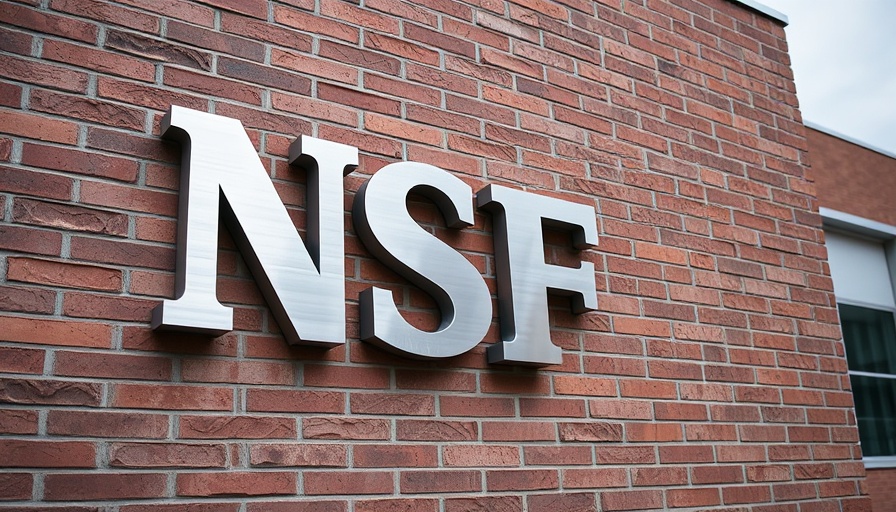 NSF logo on brick wall, Trump Administration Violated Order on UCLA Grant Terminations article.