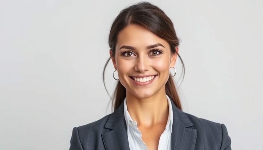 Portrait of a professional woman smiling confidently.