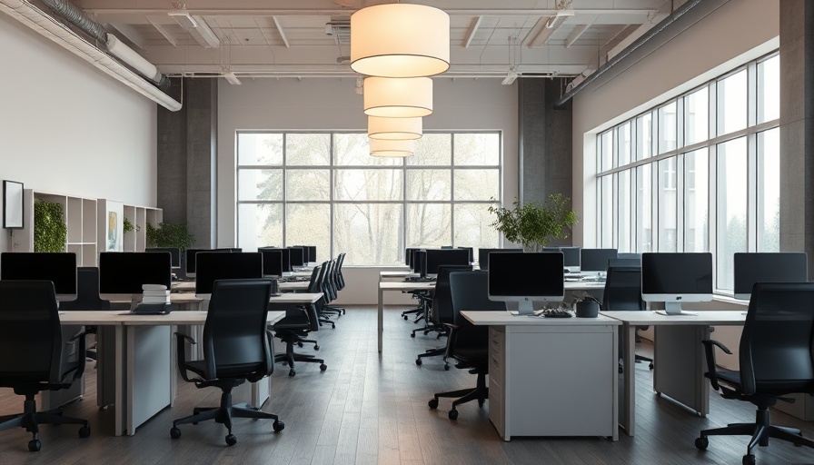Modern office with IKEA furniture at Urban Living Festival.