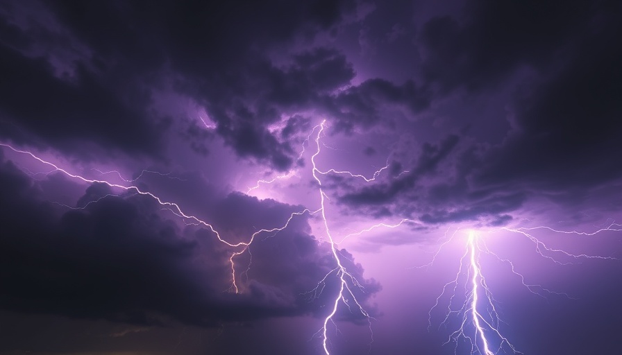 Dramatic lightning bolts in California thunderstorms this week.