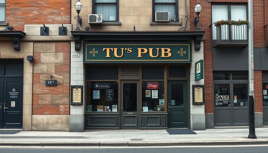 Edinburgh Castle Pub, closed facade with vintage signage in urban setting