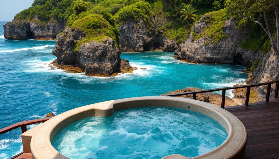 Bay Area luxury real estate with ocean view hot tub