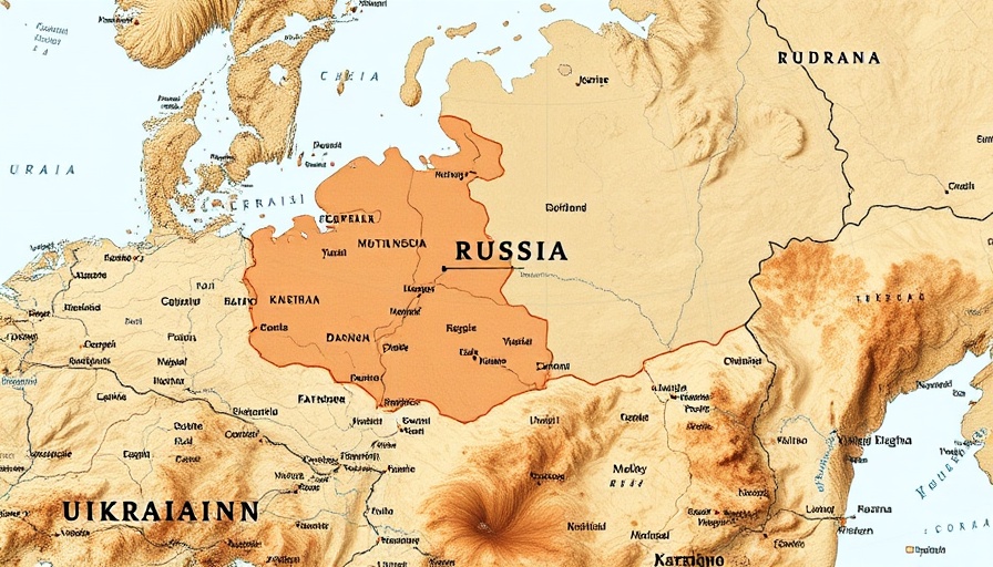 Map highlighting Russia Ukraine territorial conflict regions.