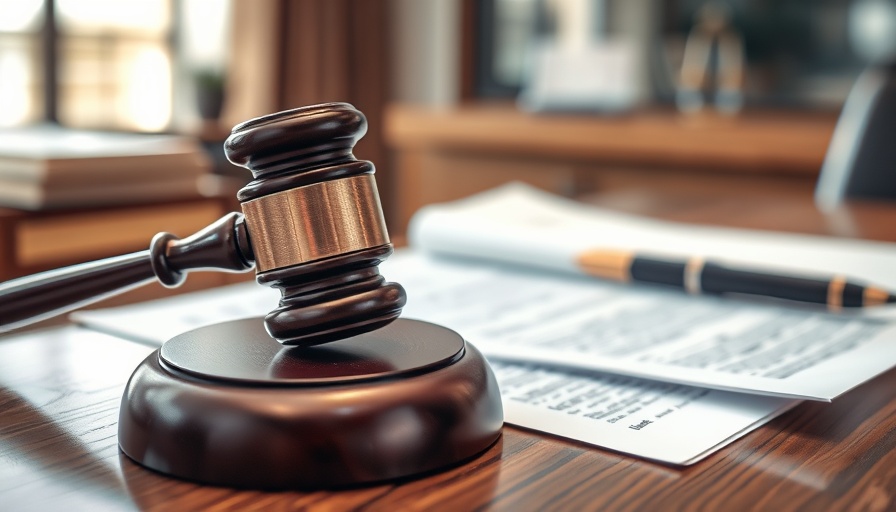 Blurred legal documents and gavel symbolizing Abrego Garcia immigration case.