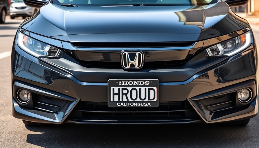 San Francisco local news: black Honda with 'SHROUDS' plate.
