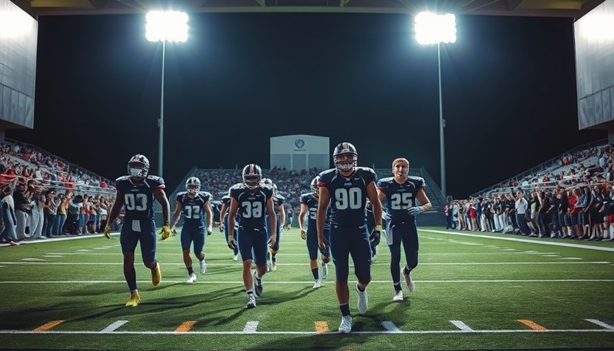 Bay Area boys athlete of the week, football team on field.