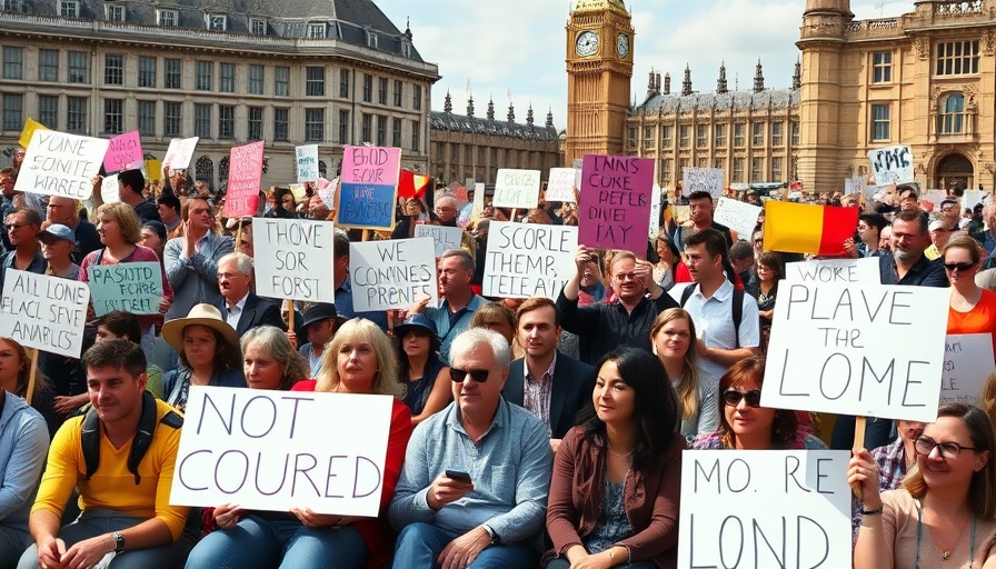 Protest in front of Big Ben against U.K. Ban on Palestine Action.