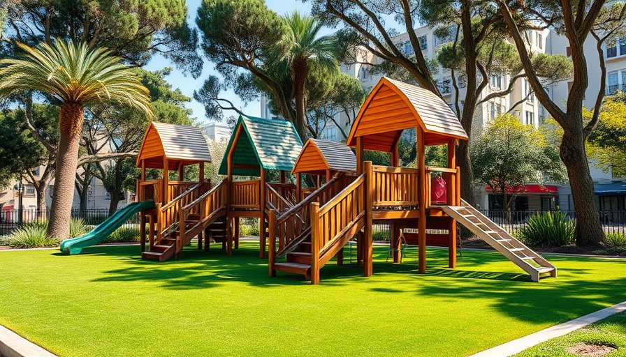 San Francisco Playground Renovations - modern play structures under sunny skies.
