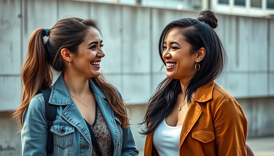 Gemini Libra Leo trustworthiness depicted by two women smiling.