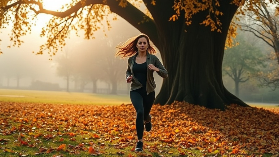 Jogging in autumn to lower your risk of rheumatoid arthritis.