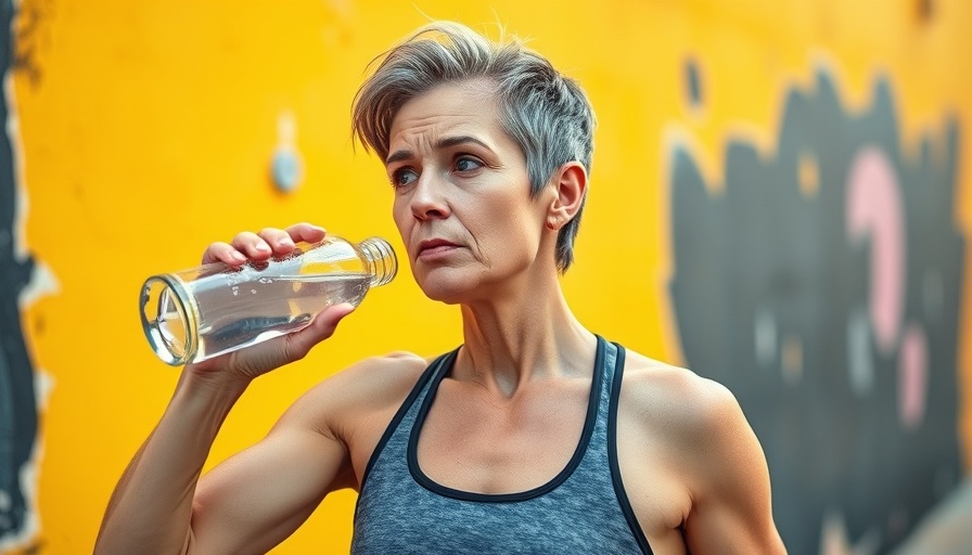 Taurine Life Expectancy: Athletic woman hydrating post-exercise.