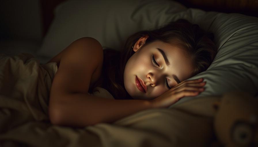 Improve Sleep Quality with Soothing Words: Woman peacefully sleeping in dim room