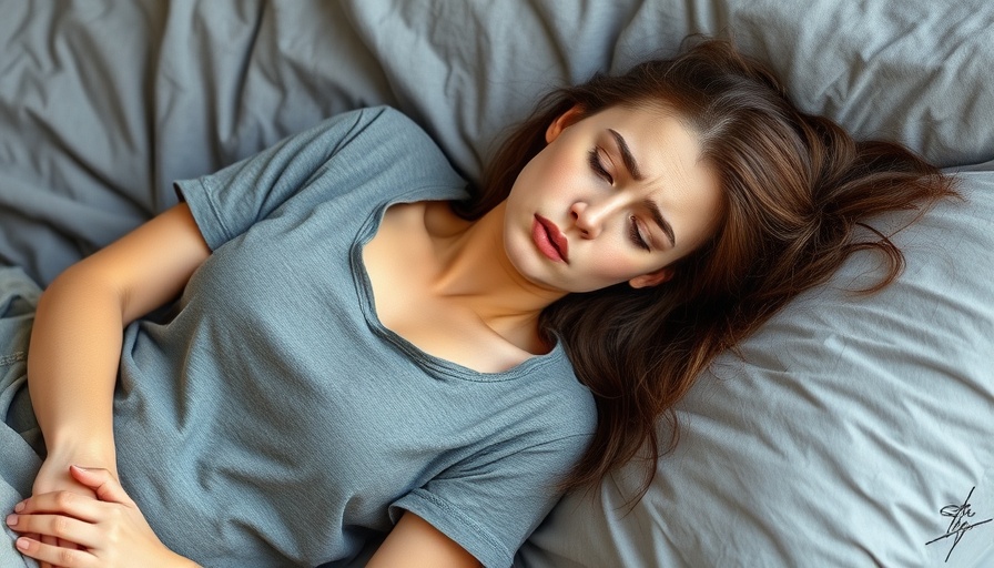 Tired young woman showing signs of iron deficiency in women.