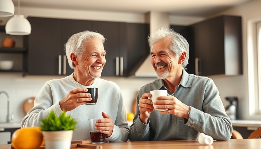Happy couple in modern kitchen discussing creatine benefits for metabolic health.