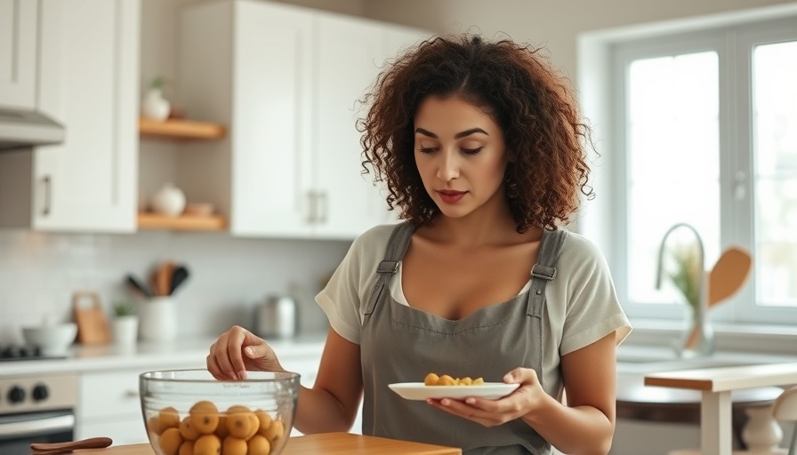 Young woman in kitchen, relevant to common nutrient deficiencies women under 50.