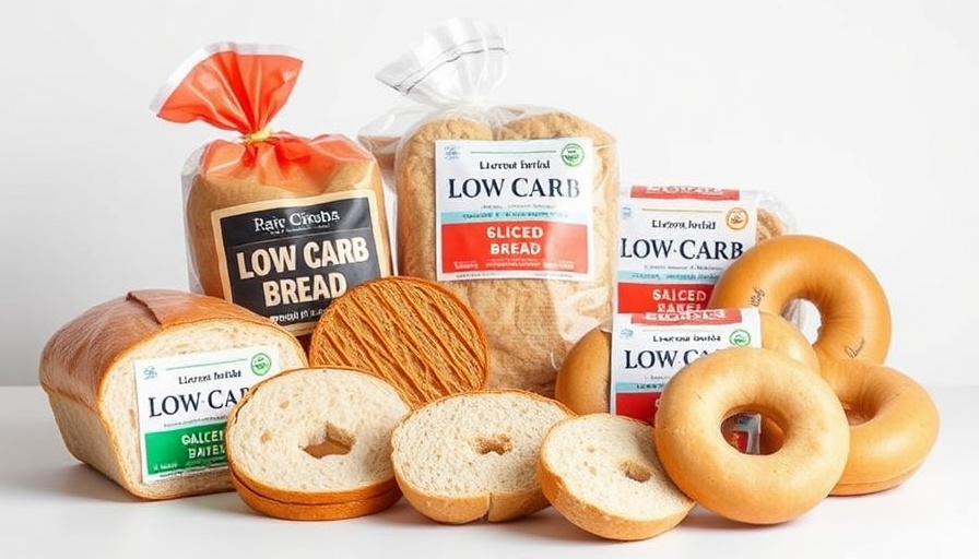 Low-carb bread options for diabetes management.