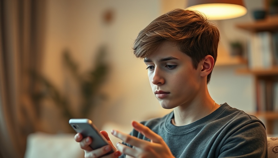 Young person contemplating digital detox after breakup.