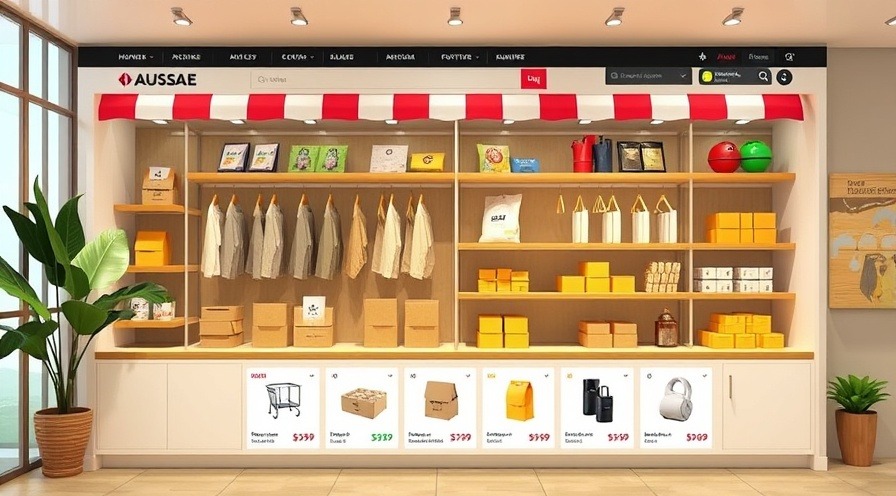 Ecommerce store showcasing a variety of products in a modern layout.