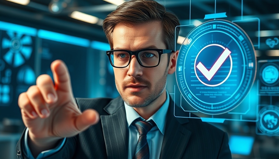 Business professional using virtual interface for employee retention surveys