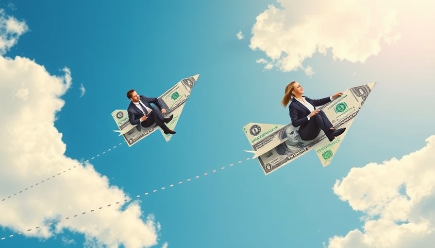 Unique take on private jet travel trends with money planes.