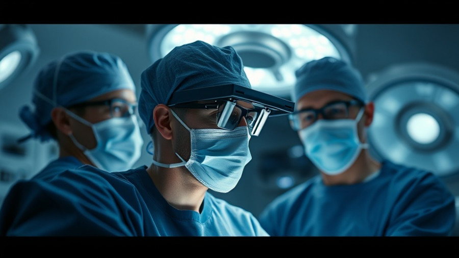 AI-powered smart glasses in surgical procedure, reducing medical errors.