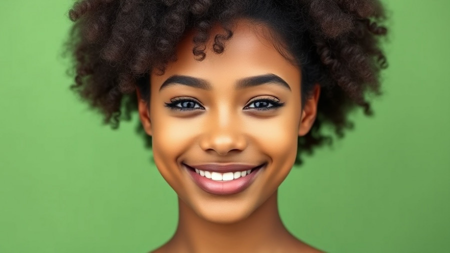 Portrait of a confident young woman against a green background