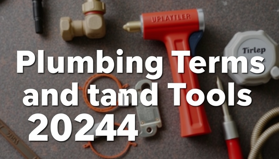 Plumbing Terms and Tools 2024