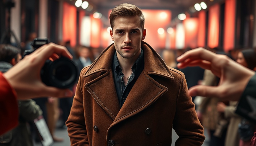 Stylish model at Paris Fashion Week Men's Calendar Spring 2026.