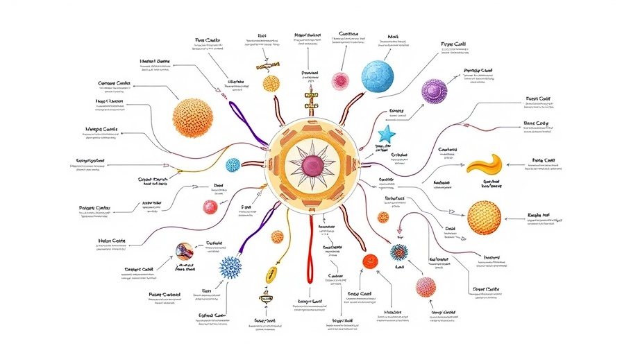 Diagram of biobattery cancer treatment mechanisms.