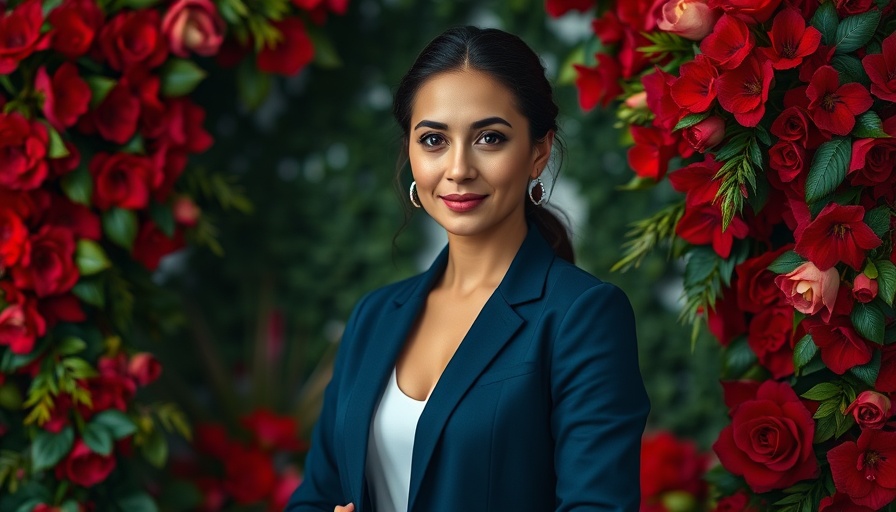 Confident woman in blazer exemplifying customer acquisition strategies.