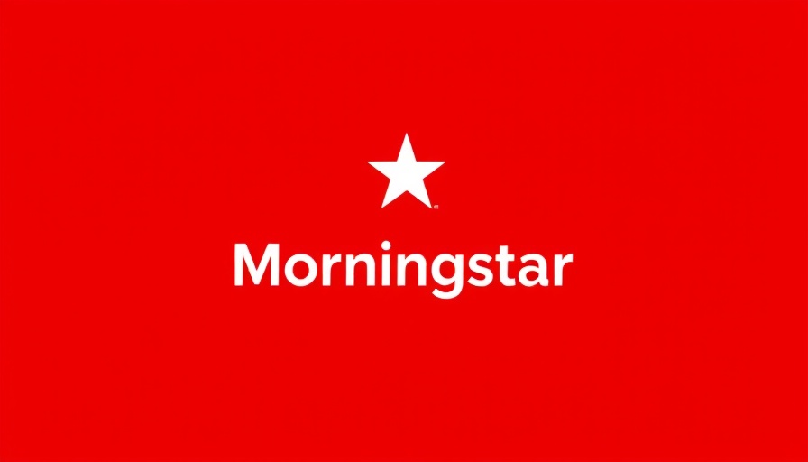 Morningstar logo on red background representing AI transformation in airline operations
