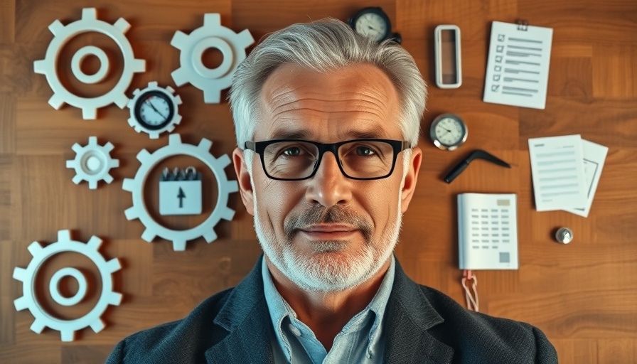 Reclaim Your Time with Simple Productivity Habits: Man with productivity icons.