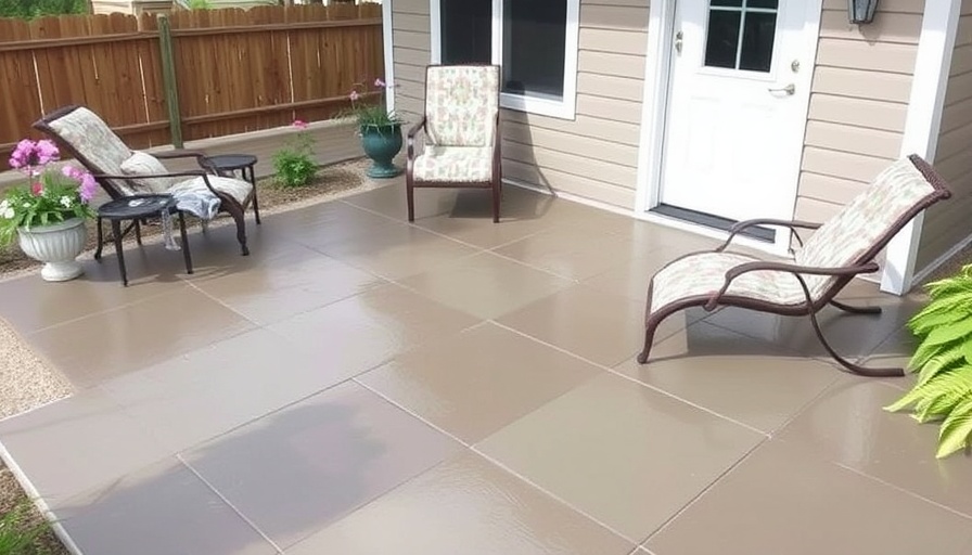 Painting and Staining a Concrete Patio