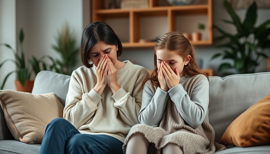 Concerned family discussing how to stop measles comeback.