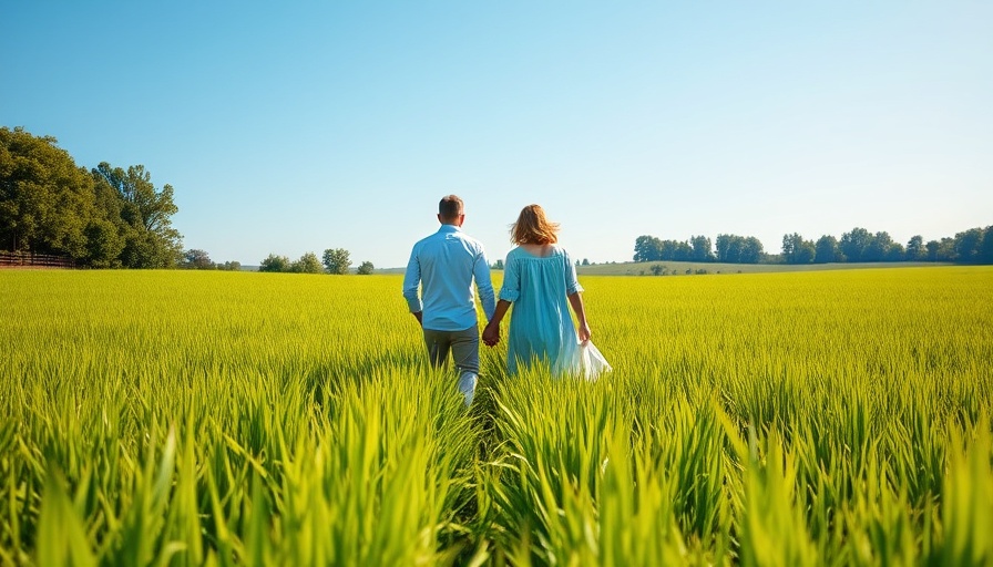 Couple walking in nature highlighting health benefits of walking daily.