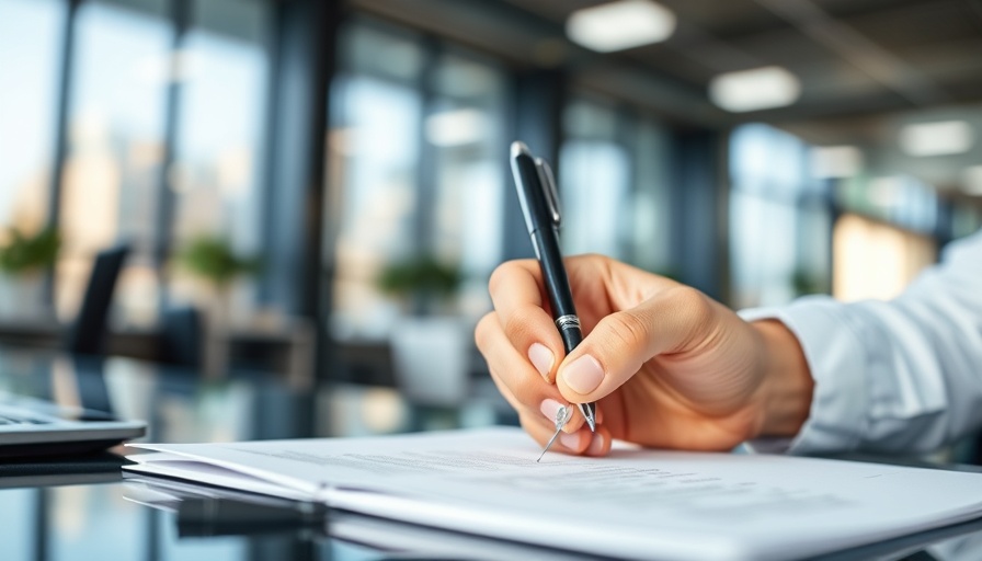 Incubator vs Accelerator: Hand writing notes in modern office setting.