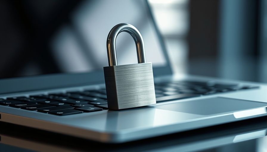 Unlocked padlock on laptop symbolizing employee data privacy compliance.