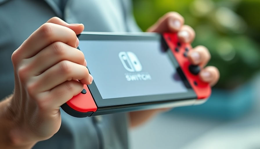 Hands holding Nintendo Switch 2 console, natural lighting