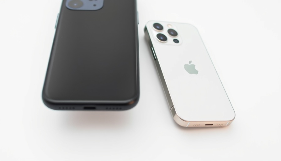 Samsung Galaxy S25 Edge vs iPhone 17 Air side profile comparison.