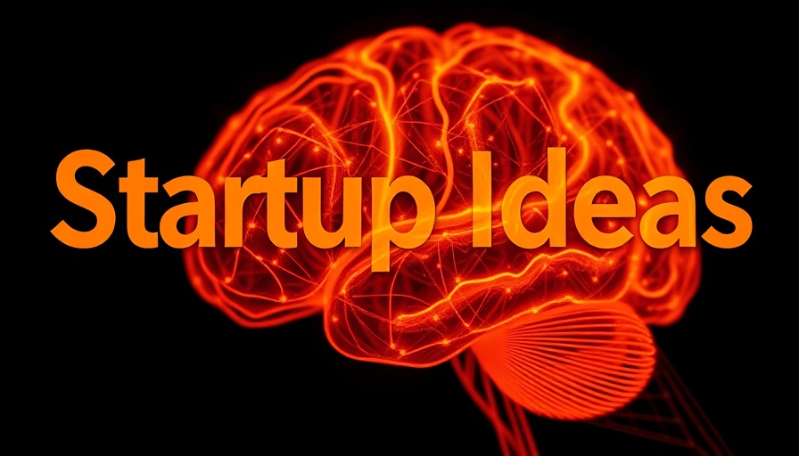 Conceptual brain illustration for AI startup ideas.
