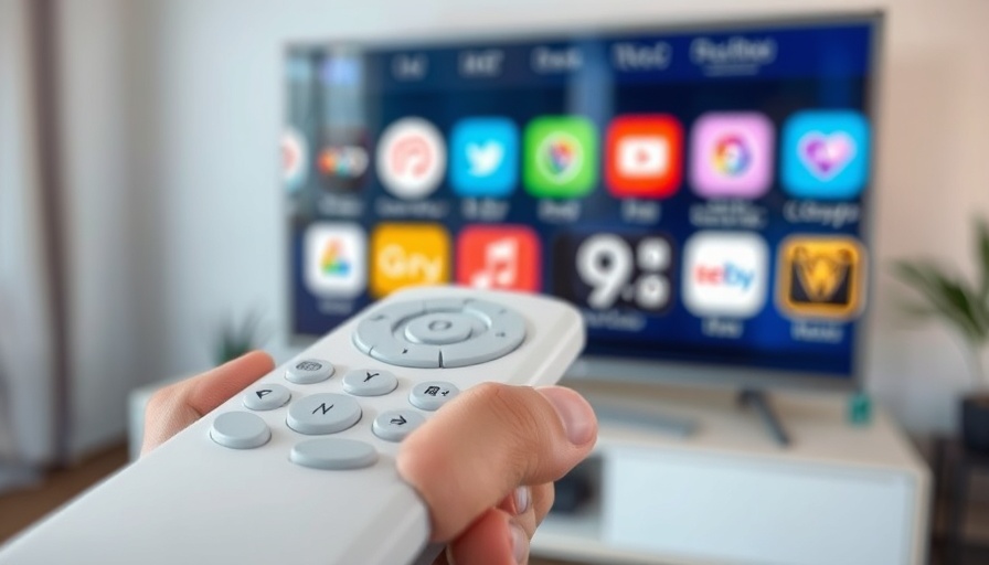 Hand holding a remote control for Google TV streamer smart upgrade.