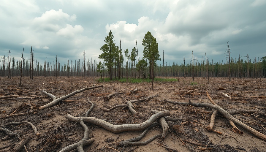 Deforestation impact highlighting the need for practical ways to reduce climate change.