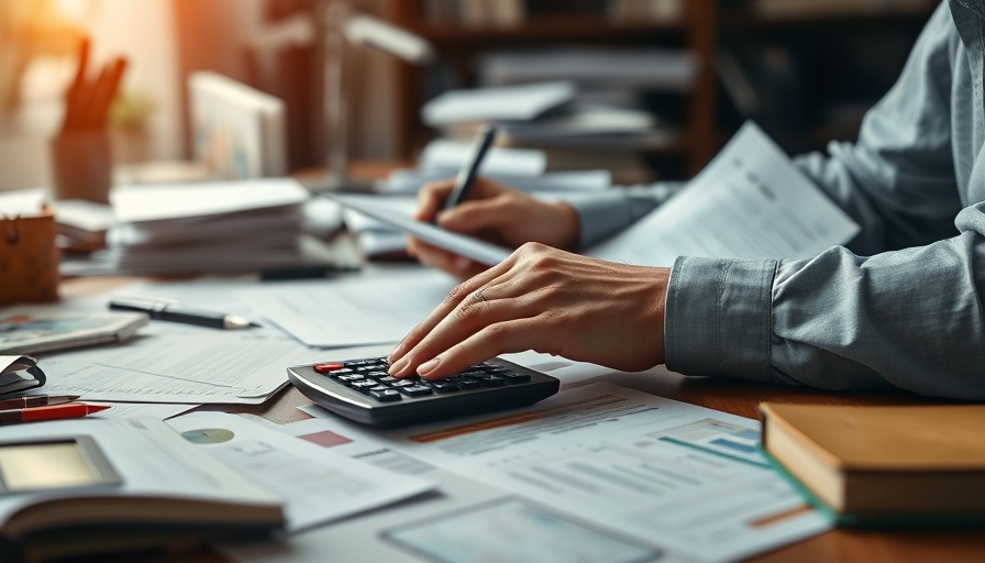 Slow Money Secret for Small Business Growth: Person reviewing financial documents.