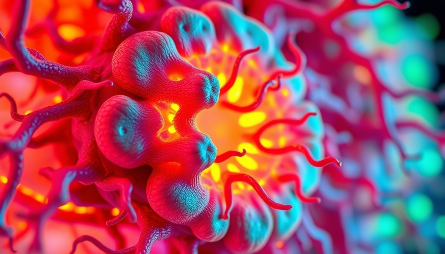Intricate visualization of vascularized organoid for treatment.