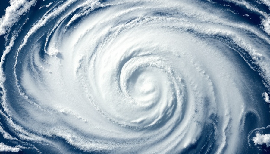 Satellite view of intense hurricane during 2025 hurricane season preparedness.