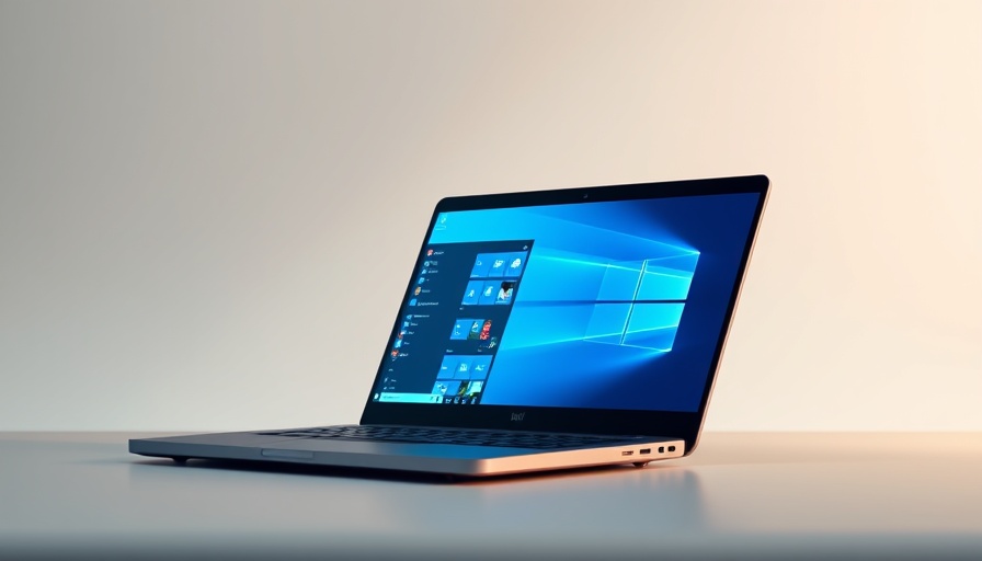 Windows 11 Pro boosts productivity with sleek laptop interface.