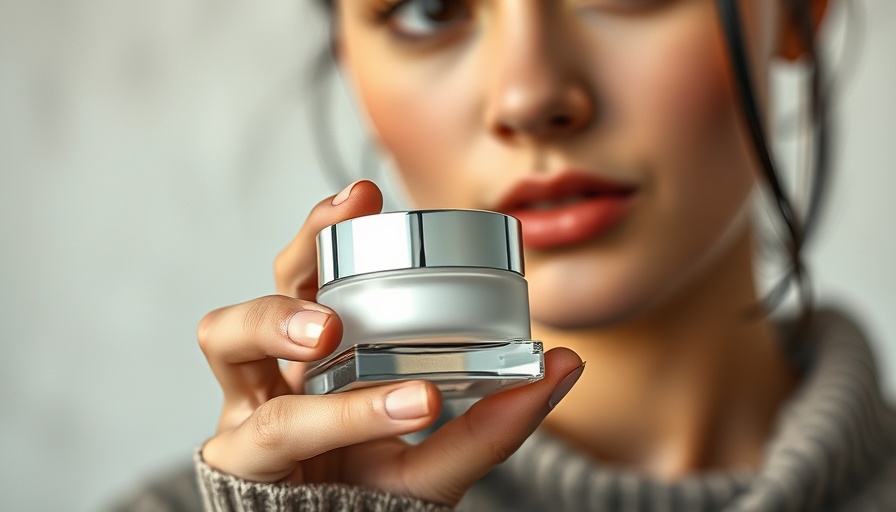 Close-up of skincare product for becoming a brand ambassador.
