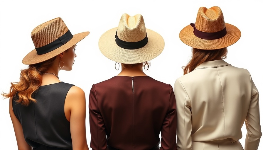 Two fashionable women in stylish hats and coats from the rear view.
