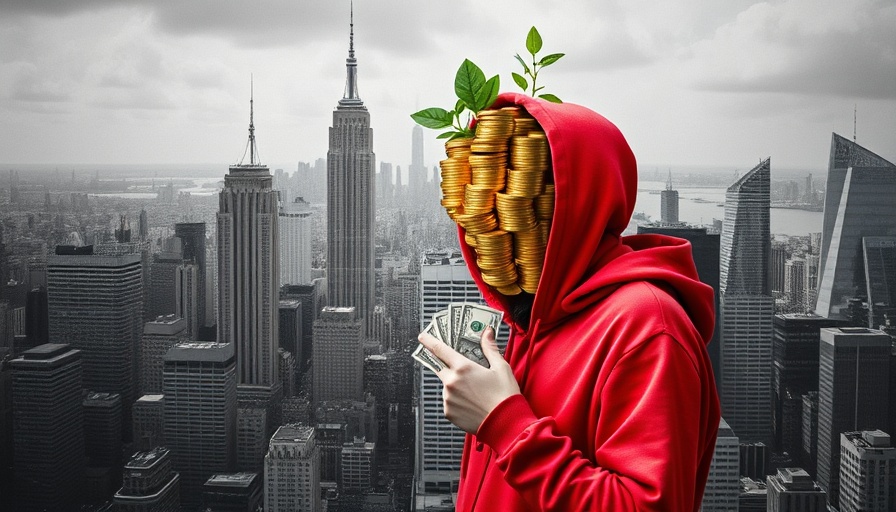 Person with coin and plant head holding money, symbolizing venture capital insights.
