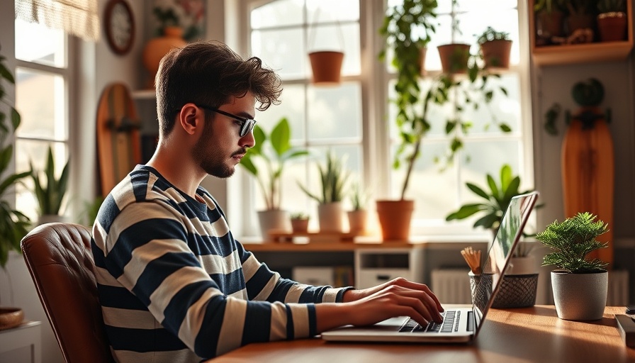 Freelancer tech stack tools in a cozy home office with natural light.